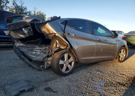2013 Hyundai Elantra Gls from USA, damaged, VIN 5NPDH4AEXDH438464